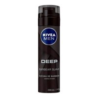 Nivea 200ml Espuma Barbear Deep Black