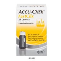 Fast Accu-chek Click 24 Lancetas