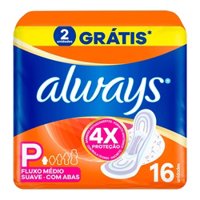 Absorvente Always Dia Suave C/a 16un