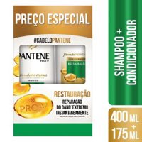 Pantene Kit Shampoo Condicionador 400/175ml Restaura