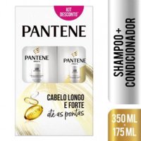 Pantene Kit Shampoo Condicionador 400/175ml Liso Ext