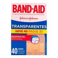 Band Aid 40un Transparentes