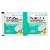 Aspirina-c Eferv 2cp Limao