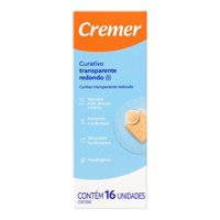 Curativos Cremer 16un Transp Redondo