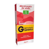 Alendronato 70mg 4cp*
