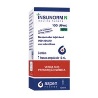 Insulina Insunorm N 100ui Nph 10ml*