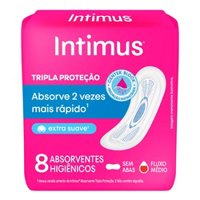Absorvente Intimus Normal 8un Sv Ult Protetor S/a