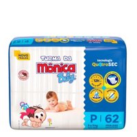 Fralda Monica Baby Mega Pq 62un