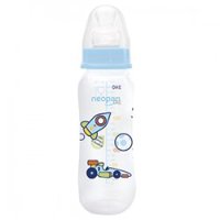 Mamadeira Neopan 250ml Decorada Or Azul