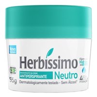Desodorante Herbissimo 55g Creme Neutro
