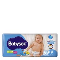 Fralda Babysec Jumbo Ultrasec Pq 28un