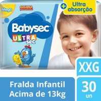 Fralda Babysec Mega Xxg 28un