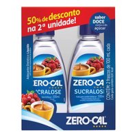 Adocante Zero Cal 100ml Sucralose 2un*