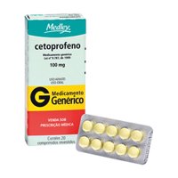 Cetoprofeno 100mg 20cp Medley