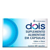 Dois 60caps (cobre/zinco) Suplemento