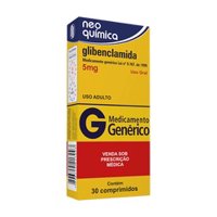 Glibenclamida 5mg 30cp Neoquimica