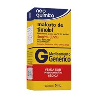 Timolol 0,5% Col 5ml Neoquimica