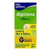 Dipirona Gts 20ml Neoquimica C/sabor