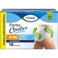 Fralda Ger Tena Pants Conf P/m 16un