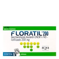 Floratil 200mg 6 Caps (saccharomyces)
