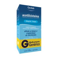 Acetilcisteina 20mg 120ml Ped Geolab