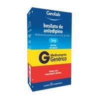Anlodipino 5mg 30cp Geolab