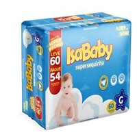 Fralda Isababy Sup Sequinha G 60un